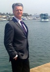 Tim Oates waiting to board the Athena in Newport Beach
